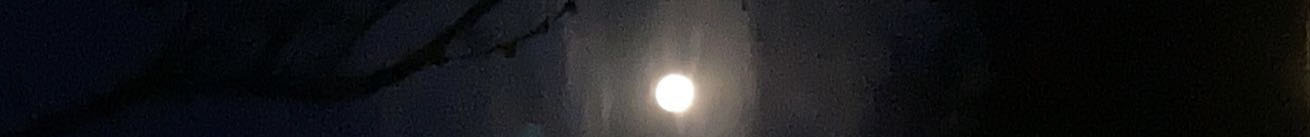 page banner of a picture of the moon at night